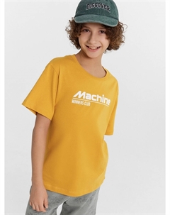 Футболка для мальчиков желтая с надписью Mark formelle