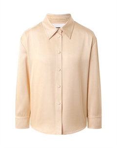 Рубашка из вискозы и шелка Jil sander