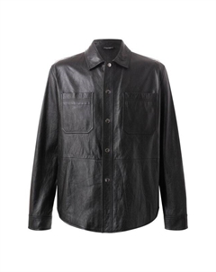 Кожаная рубашка Dolce&gabbana