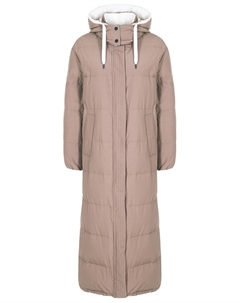 Пуховик удлиненный стеганый Brunello cucinelli