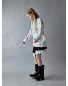 Джинсовая юбка с запахом для девочек Sela