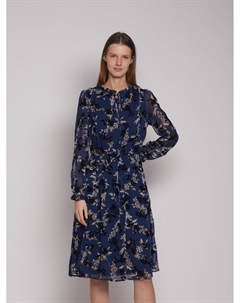 Шифоновое платье с набивным узором Zolla