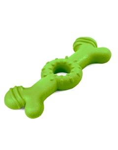 Aroma игрушка для собак из термопластичной резины Кость (18 см., Зеленая) Триол