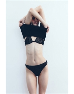 Трусы-стринги сетчатые с сердечками Befree