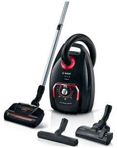 Пылесос напольный Bosch Serie 8 BGL8POW2, 650Вт, черный