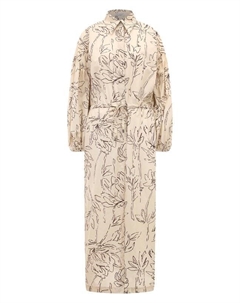 Хлопковое платье Brunello cucinelli