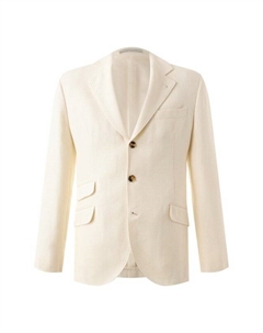 Пиджак изо льна и шелка Brunello cucinelli