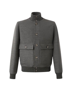 Шерстяной бомбер Brunello cucinelli