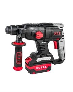 Перфоратор PBH20H-22A/1, SDS-Plus, аккумуляторный, бесщеточный, 20В, 1.5Дж, 2реж, Ø22мм, 1акб, ЗУ, кейс P.i.t.