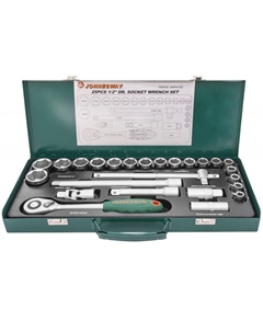 Набор головок торцевых S04H4125S, 1/2"DR 10-32мм, 25 предметов Jonnesway