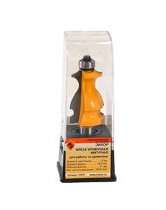 Фреза кромочная фигурная 10575, Ø 28.6х41 мм, хвостовик 12 мм, по дереву Энкор