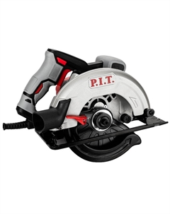 Пила циркулярная электрическая PKS165-C (1200 Вт, 5500 об/мин, 165х20 мм, пропил 35/53 мм, 45°) P.i.t.