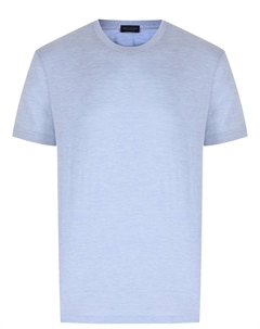 Футболка из шелка и хлопка Paul & shark