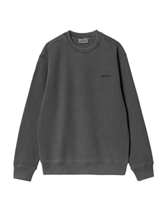 Свитшот Duster Script Sweat SS24 Black (Garment Dyed) Carhartt wip