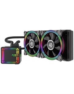 Система охлаждения жидкостная H240 AM2/AM3/AM4/FM1/FM2/775/1150/1151/1155/1156/1366/2011/2011-3/2066/TDP 180W/PWM/RGB/RTL Alseye