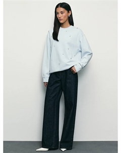 Свитшот со стразами Zarina