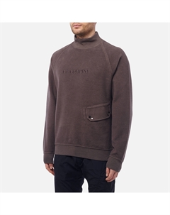 Мужская толстовка Reverse Brushed & Emerized Diagonal Fleece Mixed Funnel Neck C.p. company