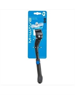 Подножка алюм. 16-20" регул. центр. крепл. с планкой, универс. на блистере, черная, 5-430712 M-wave