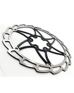 Диск тормозной CLARKS CD-06-160-BLACK 160мм+6болтов нерж. сталь, черный, 3-830 Clarks