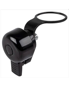 Звонок алюм./пластик D=32мм, крепление под крышку рулевой трубы 1 1/8", черный BELL HEADSET, 5-420175 M-wave