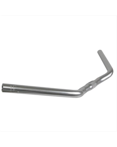 Руль алюм. изогн. backsweep 33', upsweep 16', rise 26мм, 22,2/25,4x590мм серебристый City/Trekking bar, 5-401401 Zoom®