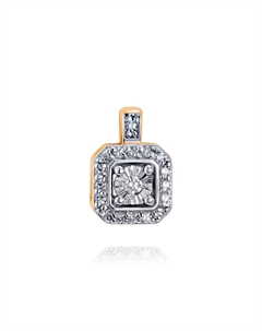 Подвеска из красного золота с бриллиантами из золота Другие