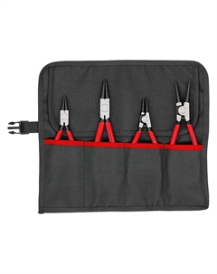 Набор щипцов KN-001956V01 для внутренних и внешних стопорных колец, 4 пр. Knipex