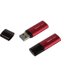 Флешка 128Gb USB 3.1 AH25B, красный/черный (AP128GAH25BR-1) Apacer