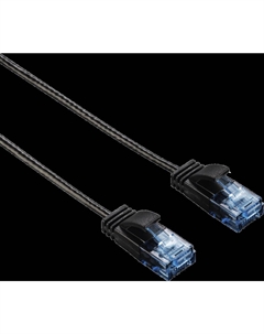 Патч-корд UTP кат.6 1.5м, RJ45-RJ45, черный, (135777) Hama