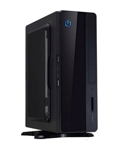 Корпус S101, Mini-ITX, Desktop, 2xUSB 3.0, черный, 200 Вт (S101-U3-200W) Haff