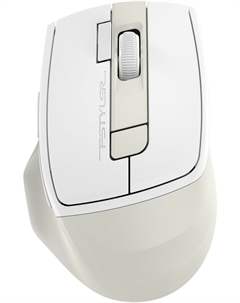 Мышь беспроводная Fstyler FG45CS Air, 2000dpi, оптическая светодиодная, USB, белый/бежевый (FG45CS AIR USB (CREAM BEIGE)) A4tech