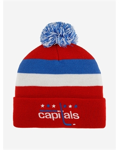 Шапка с помпоном MITCHELL NESS KTPCLD21212-WCARED1 Washington Capitals NHL (красный), Красный Mitchell and ness