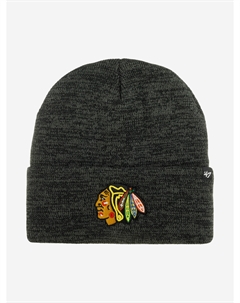Шапка с отворотом BRAND H-TBNCL04XXE-CC Chicago Blackhawks NHL (серый), Серый '47
