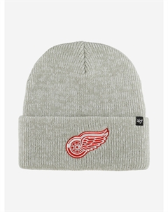 Шапка с отворотом BRAND H-BRNFZ05ACE-GY Detroit Red Wings NHL (серый), Серый '47
