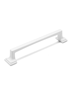 Ручка-скоба rsc038, цинк, м/о 128 мм, цвет белый, 4 шт. Cappio