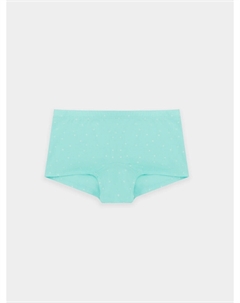 Трусы шорты для девочек бирюзовые в горошек Mark formelle