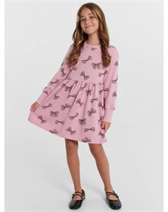 Платье для девочек розовое с принтом Mark formelle