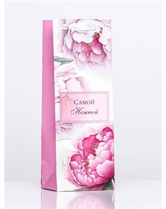 Пакет подарочный ламинированный под бутылку Upak land