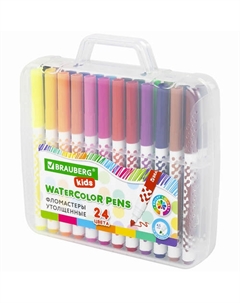 Фломастеры в портфельчике утолщенные KIDS Brauberg