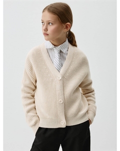 Базовый вязаный кардиган для девочек Sela