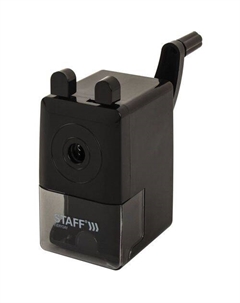 Точилка для карандашей Everyday механическая, черный Staff