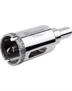 Коронка 086-518, по кафелю/керамограниту/стеклу, 25мм, трехгранный, 1шт Monogram