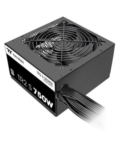 Блок питания TR2 S, 750Вт, 80 PLUS WHITE, 120мм, черный, retail Thermaltake