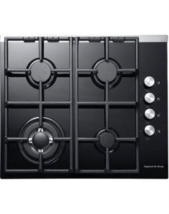 Газовая варочная панель ZIGMUND & SHTAIN MN 84.61, 4 конфорки, закаленное стекло, серебристый Zigmund & shtain