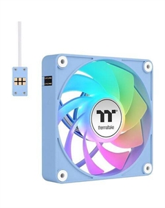 Вентилятор CT120 EX Sync Hydrangea Reverse, 3шт, 120мм, 4-pin, 2000об/мин, 31.2 дБ, ARGB, синий, Ret Thermaltake