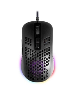 Мышь проводная Shepard GM-620L, игровая, оптическая, USB, 12800dpi, черный Defender