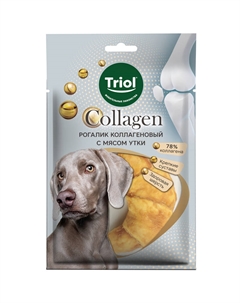 Collagen лакомство для собак Рогалик коллагеновый (Утка, 80 г.) Триол