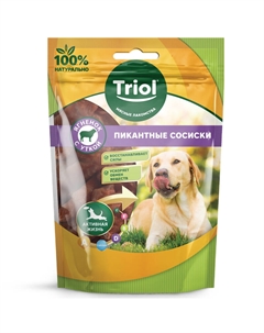 Лакомство для собак Пикантные сосиски (70 г.) Триол