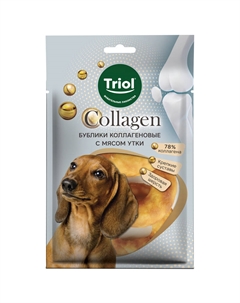 Collagen лакомство для собак Бублики коллагеновые (Утка, 80 г.) Триол