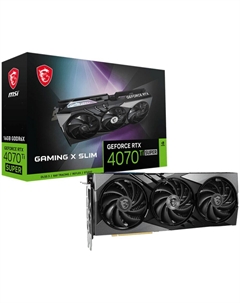 Видеокарта MSI GeForce RTX 4070 Ti Super 16384Mb, Gaming X Slim 16G (RTX 4070 Ti Super 16G Gaming X Slim ) 1xHDMI, 3xDP, Ret Msi
